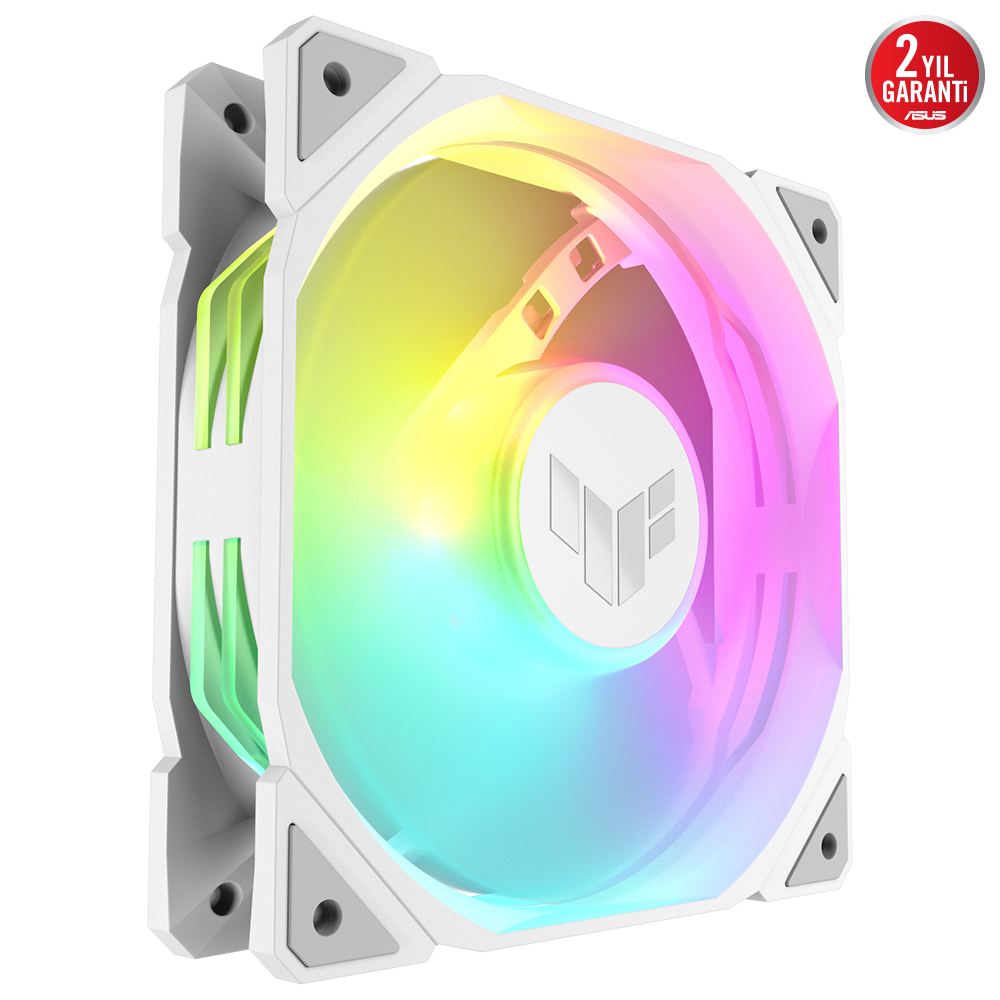 ASUS TUF Gaming TF120 ARGB 120mm Beyaz Soğutucu Kasa Radyatör Fanı