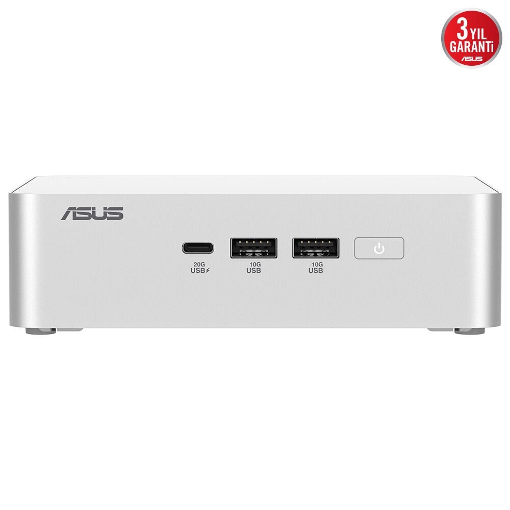 ASUS ULTRA 225H-RAM-DİSK YOK-FDOS MINI PC GÜMÜŞ / NUC15 PRO+ RNUC15CRSU500002