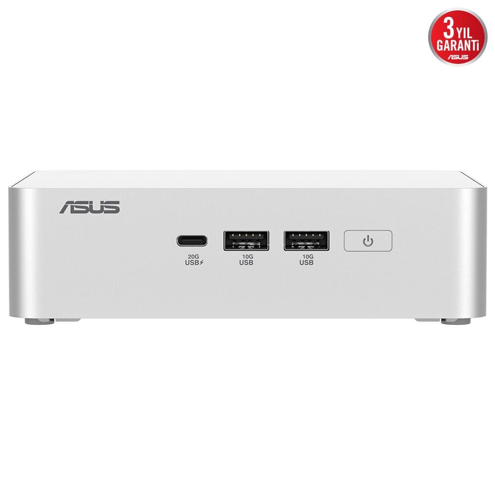 ASUS ULTRA 225H-RAM-DİSK YOK-FDOS MINI PC GÜMÜŞ / NUC15 PRO+ RNUC15CRSU500002