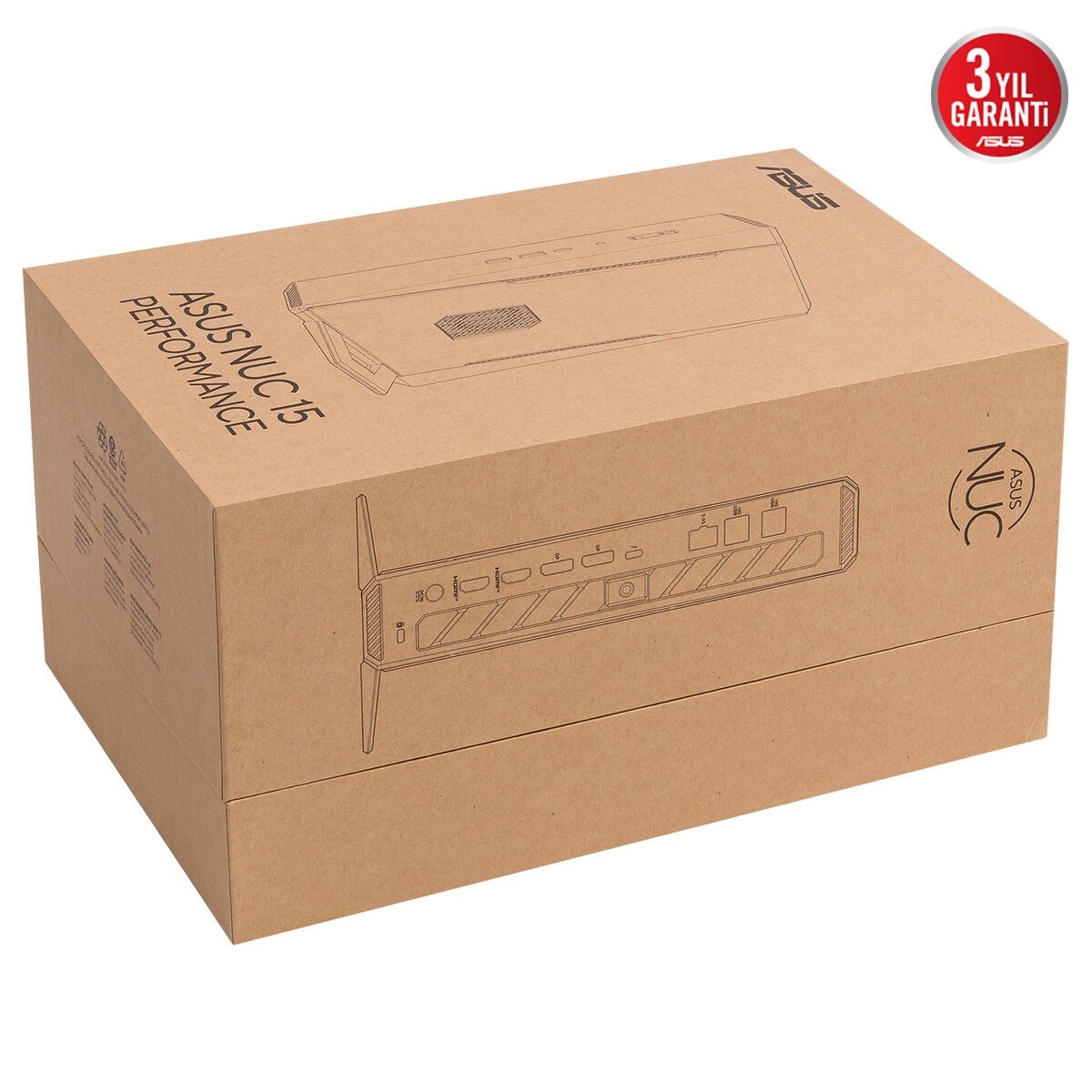 ASUS ULTRA 7 255HX-RAM DİSK YOK-8GB RTX5060-FDOS GAMING MINI PC / NUC15 PERFORMANCE RNUC15JNK7X50002 / 90AR00V1-M000A0