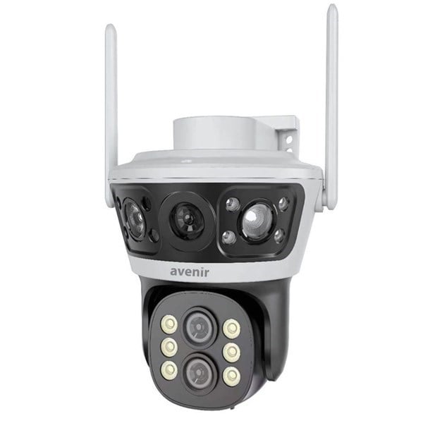 AVENIR 4MP PTZ Speed Dome 10x Çift Kameralı Wıfı Kablosuz IP Kamera AV-S303