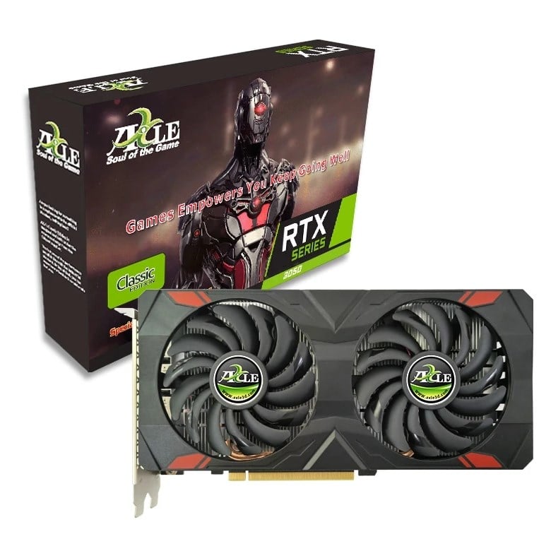 AXLE AX-RTX3050/8GD6P8DIP RTX3050 8GB DDR6 128Bit DVI/HDMI/DP PCI-E 4.0