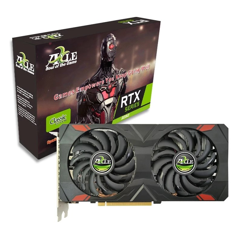 AXLE AX-RTX3050/8GD6P8DIP RTX3050 8GB DDR6 128Bit DVI/HDMI/DP PCI-E 4.0