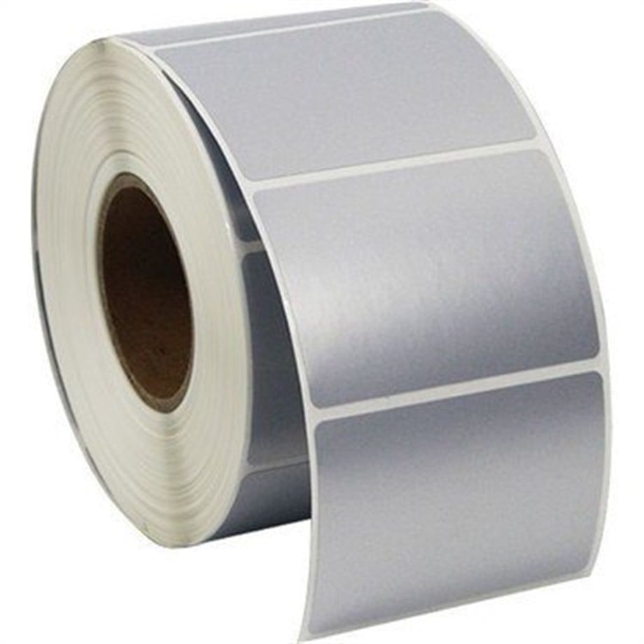 BARKOD ETİKETİ METALİK 60X40 MM SILVER