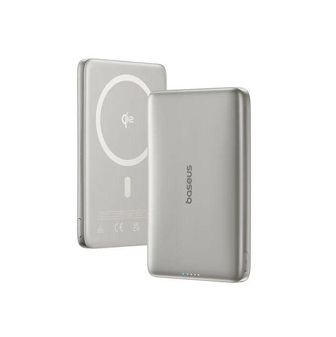 BASEUS PICOGO ULTRA-SLIM QI2 P.BANK 10000MAH GRI