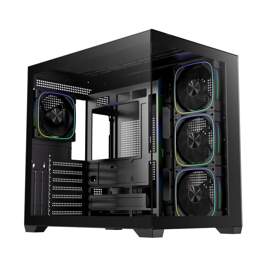 BITFENIX 850W 80+ BRONZE FC-ZAA85KKGKK-4A 4-ARGB Fanlı Gaming Mid-Tower PC Kasası