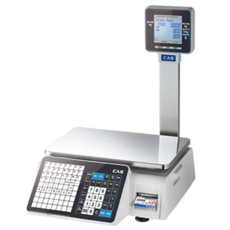CAS CL3000 P 15 KG RS232 / Ethernet Boyunlu Barkodlu Terazi