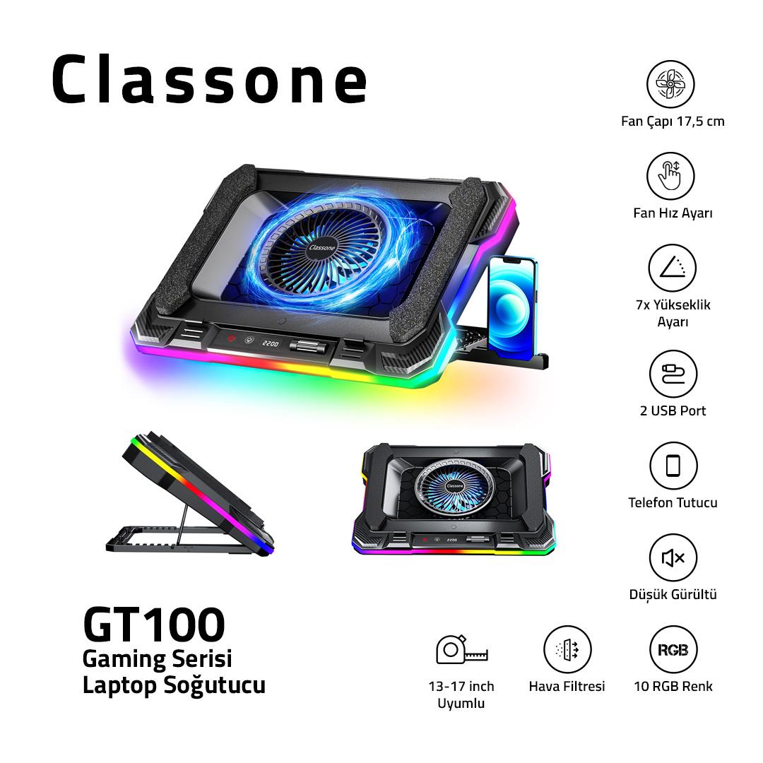 Classone GT100 Laptop SoğutucuClassone GT100 Laptop SoğutucuClassoneNotebook Soğutuculargt100