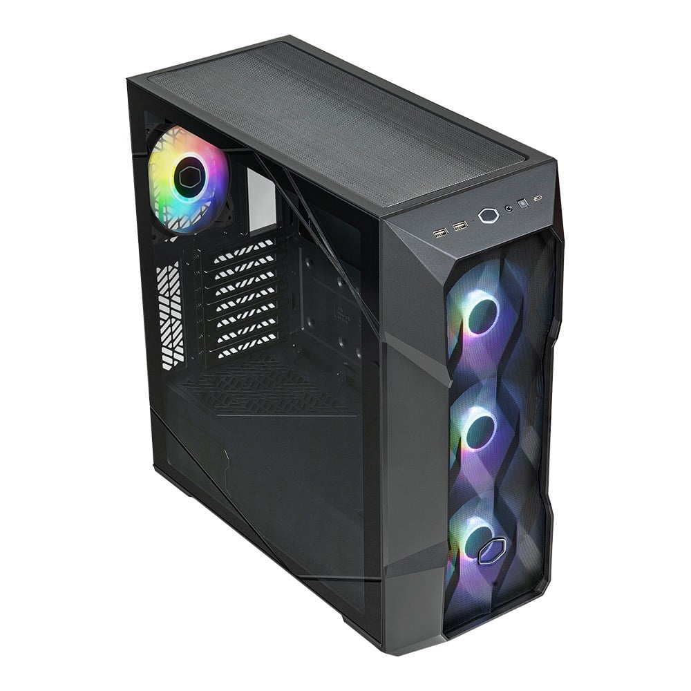 COOLERMASTER 700W 80+ MASTERBOX TD500 V2 TG 4-ARGB Fanlı Gaming EATX PC Kasası