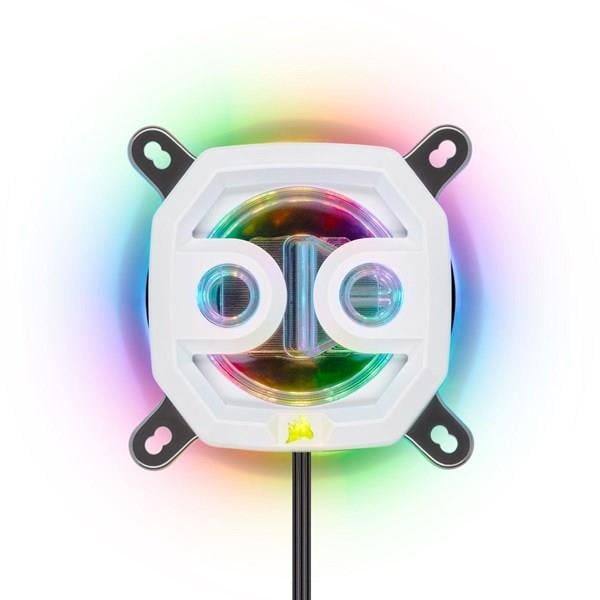 CORSAIR Cx-9010007-Ww Hydro X Serisi XC7 RGB CPU Su Bloğu (1200/AM4) beyaz