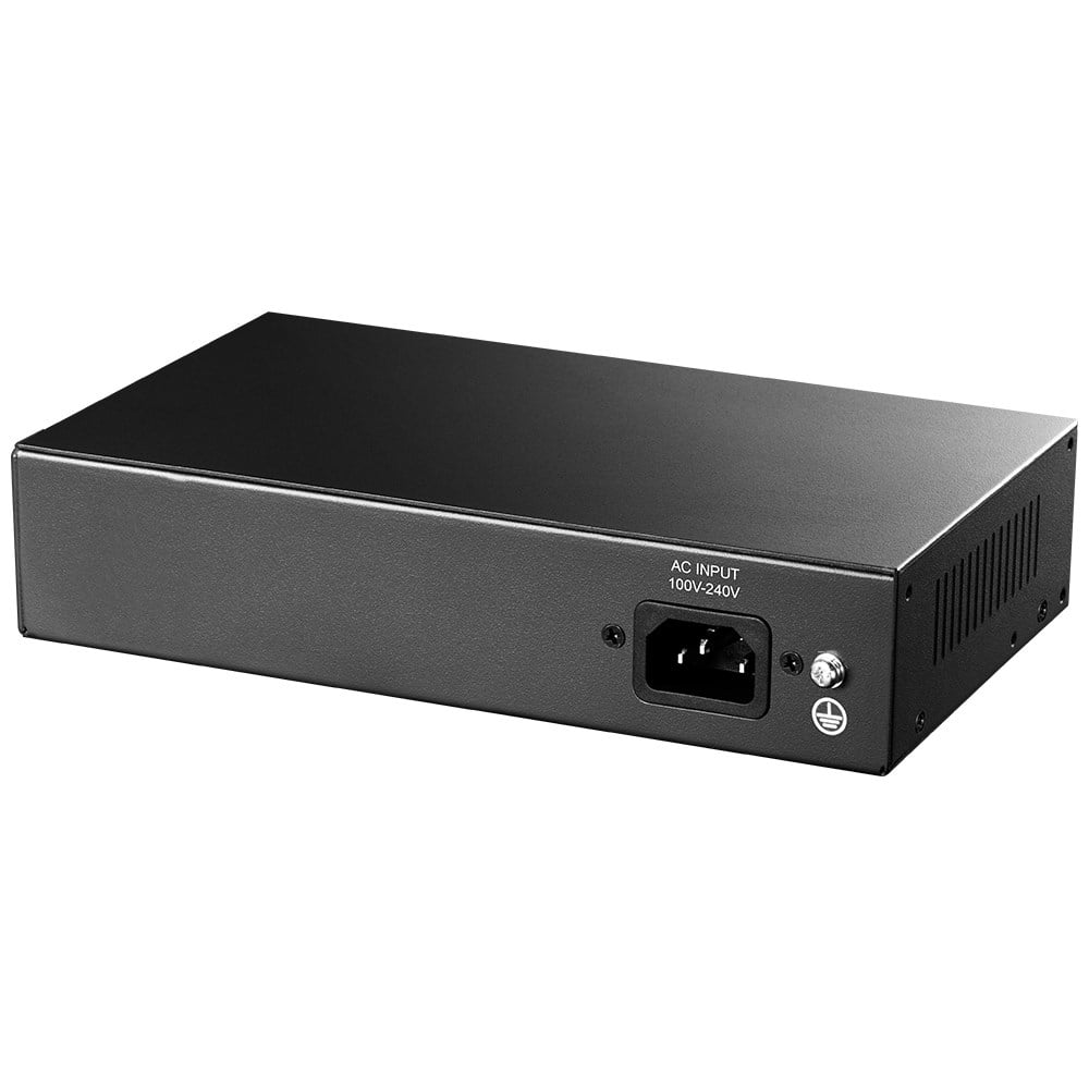 CUDY 6port / 4port PoE 60w 10/100 2-Uplink Yönetilemez Metal Switch FS1006P
