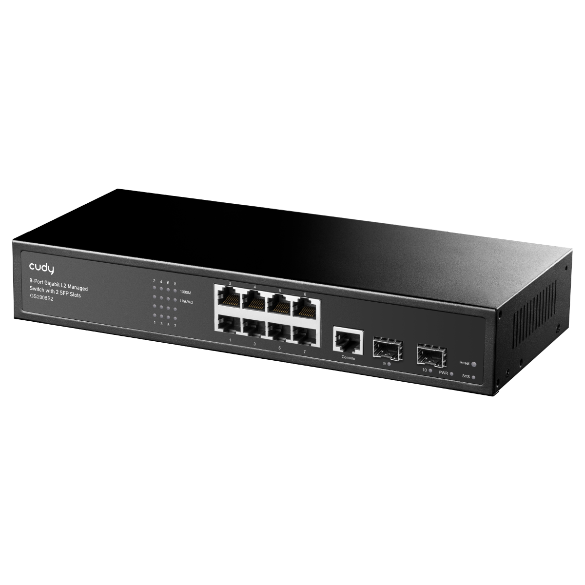 CUDY 8port Gigabit Yönetilebilir Switch GS2008S2
