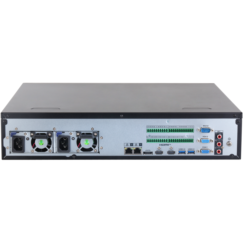 DAHUA  NVR5864RH-XI, 64Kanal, 32Mpix, H265+, 8 HDD Desteği, 1080P Kayıt, 512Mbps Bant Genişliği, 2 Port GigaBit Lan, RAID 0/15/6/10, Çift Power Supply, NVR