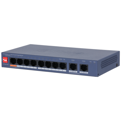 DAHUA 10port 60w 8port PoE GIGABIT  Yönetilebilir Switch CS4010-8ET2GT-60-10