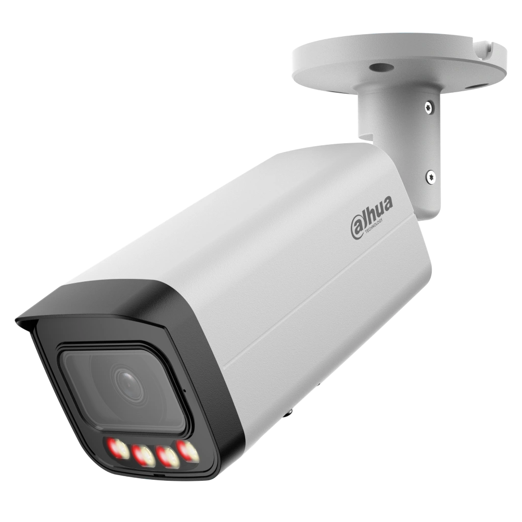 DAHUA IPC-HFW21249T-AS-IL  12Mpix, 3,6mm Lens,SD Kart, Smart Dual Light, H265+, 30Mt Gece Görüşü, IP67, Dahili Mikrofon, PoE Bullet IP Kamera