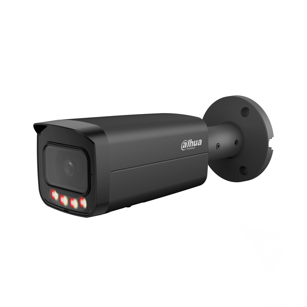 DAHUA IPC-HFW21249T-AS-IL-Black  12Mpix, 3,6mm Lens,SD Kart, Smart Dual Light, H265+, 30Mt Gece Görüşü, IP67, Dahili Mikrofon, PoE Bullet IP Kamera (Siyah)