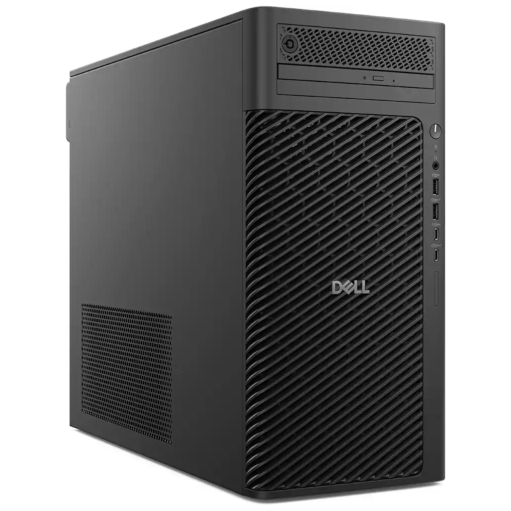 DELL Pro Max Tower T2, FCT2250-2, Ultra 7 265, 16Gb DDR5 Ram, 512Gb SSD, 8Gb NVidia RTX A1000 Ekran Kartı, Windows11 Pro, Tower İş İstasyonu