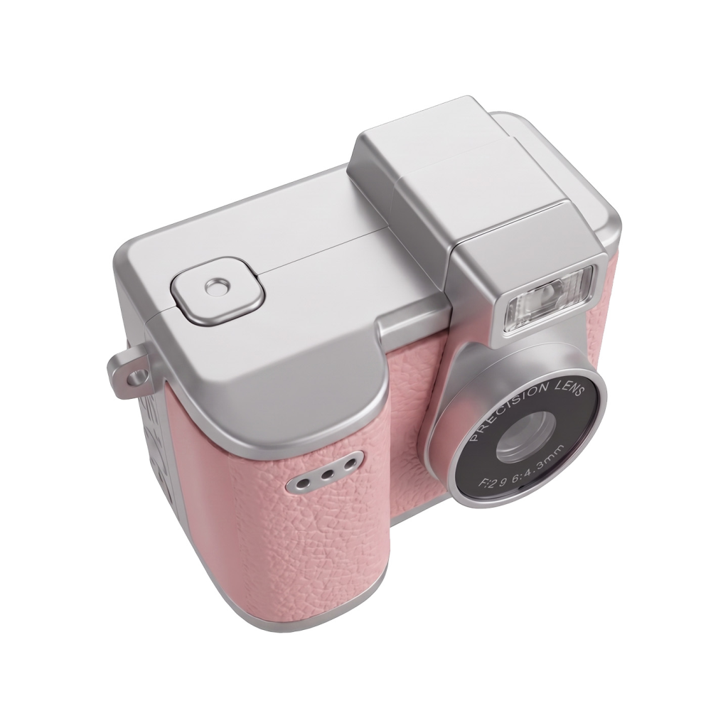 EVEREST ADK1980, Pembe, 720P HD, 200mAh Batarya, 1