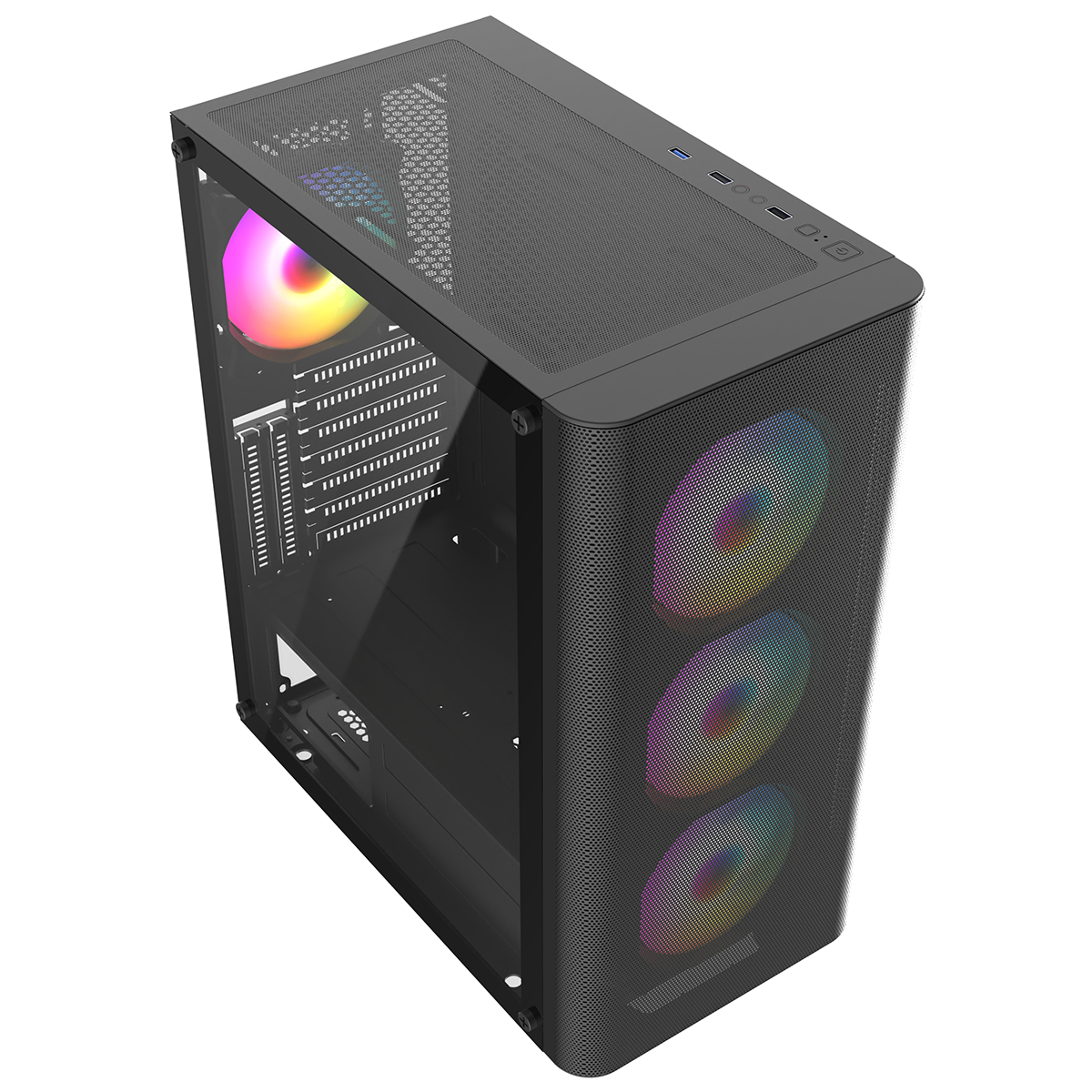 FRISBY 550w FC-9385G Gaming Mid-Tower PC Kasası