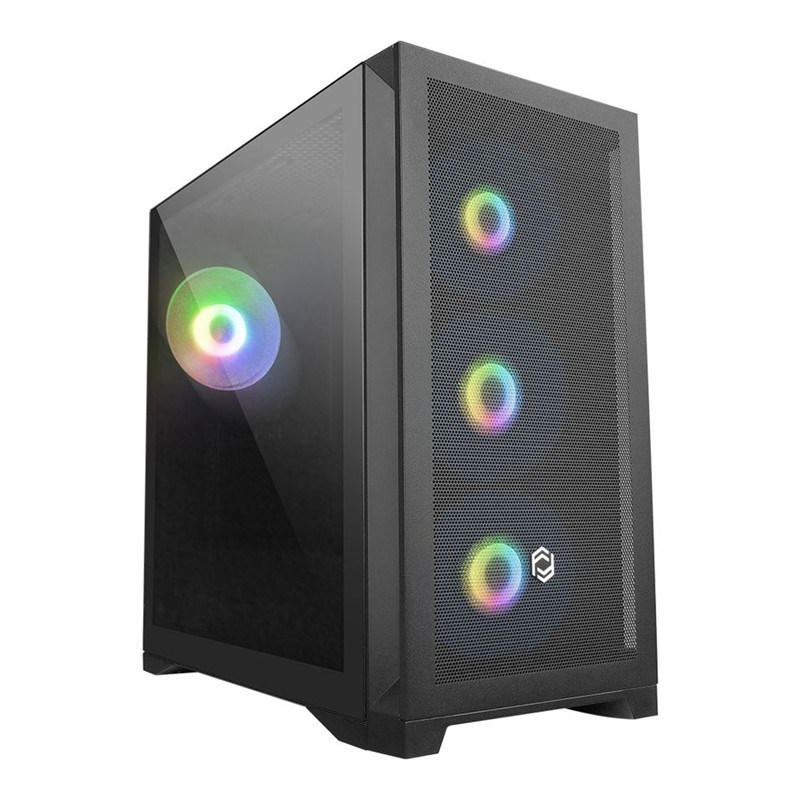 FRISBY 600w 80+ BRONZE FC-9475G CREVO Gaming Mid-Tower PC Kasası