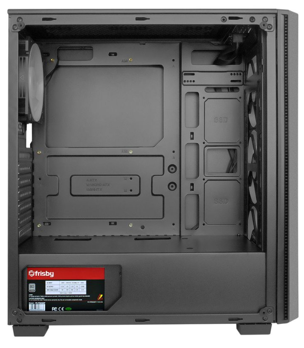 FRISBY 650w  80+ FC-9440G Gaming Mid-Tower PC Kasası