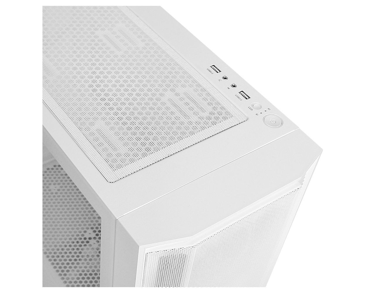 FRISBY 750W 80+ BRONZE CX-501 Gaming Mid-Tower PC Kasası Beyaz
