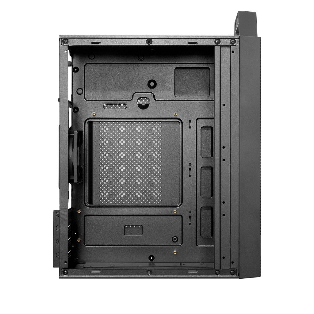 FRISBY FC-2725B, 1x80mm Fan, Siyah, 300W, USB 3.0, mATX, Mini Tower, Kulplu Kurumsal KASA