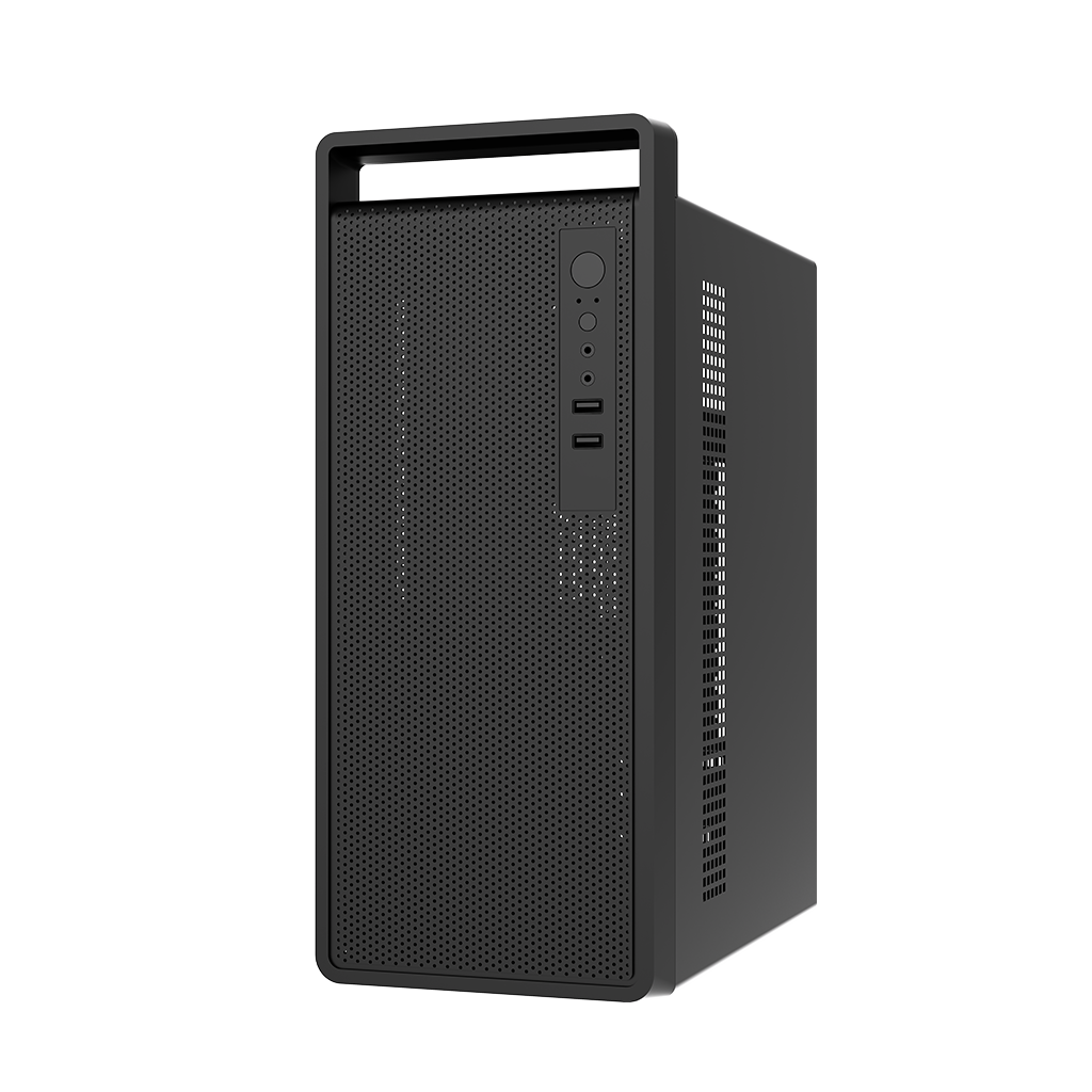 FRISBY FC-2740B, 1x80mm Fan, Siyah, 300W, USB 2.0, mATX, Mini Tower, Kulplu Kurumsal KASA