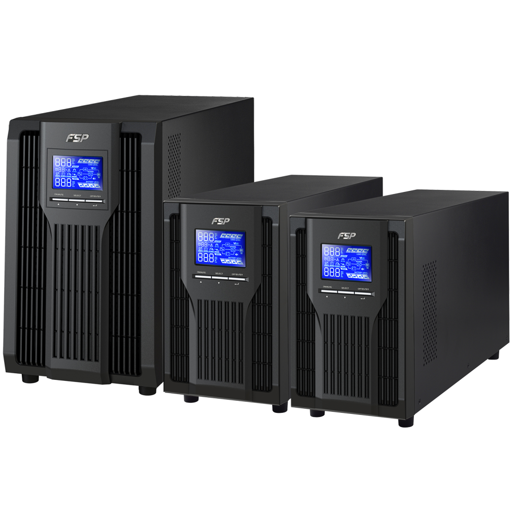 FSP Champ1K 1KVA Online UPS (2x9A Akü)