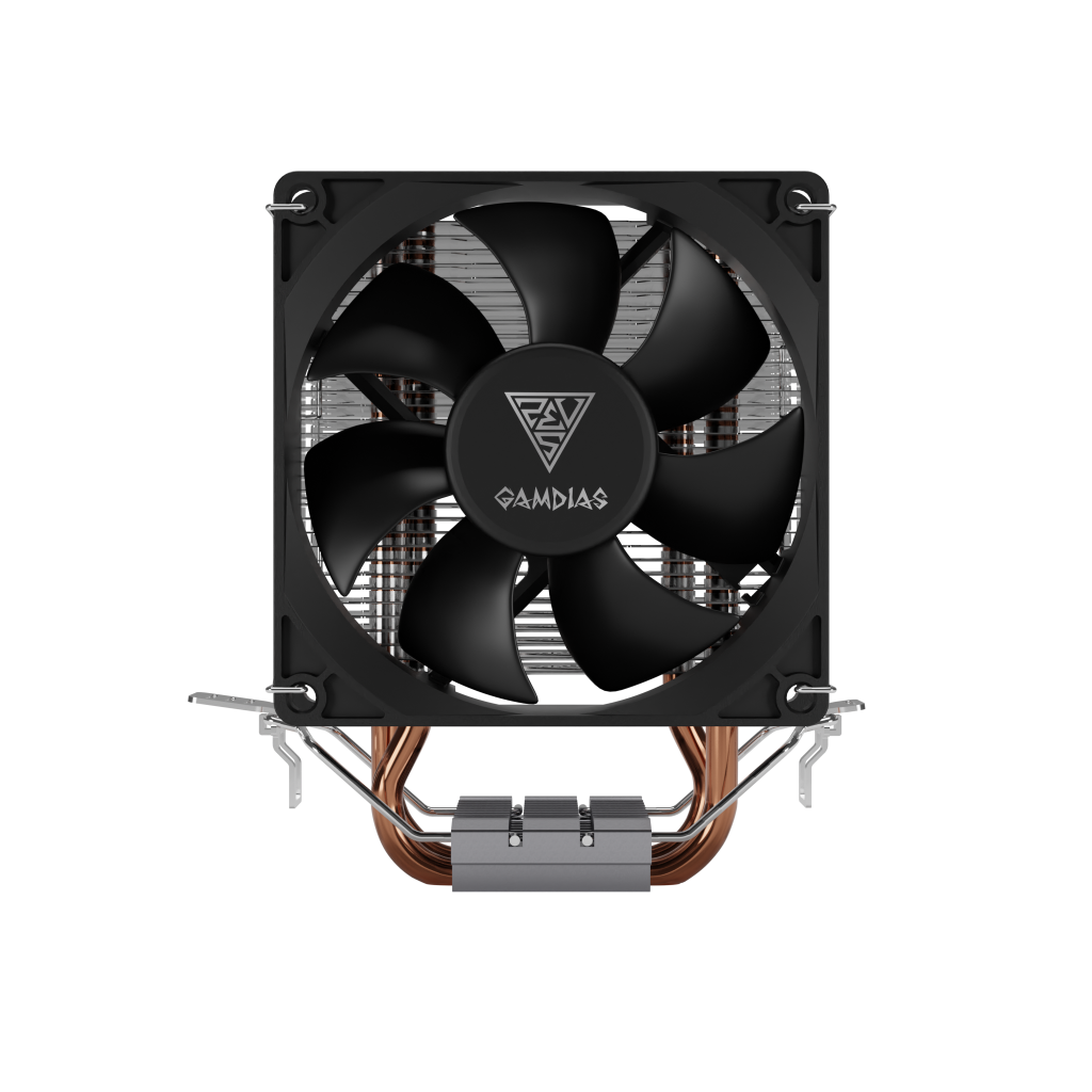 GAMDIAS BOREAS E1-210 MONO, 92mm, CPU  Kule Tipi Hava Soğutma, Doğrudan Temas Teknolojisine Sahip 2 adet Gelişmiş Bakır Isı Borusu (AMD AM5 ve INTEL Tüm işlemciler ile uyumlu)