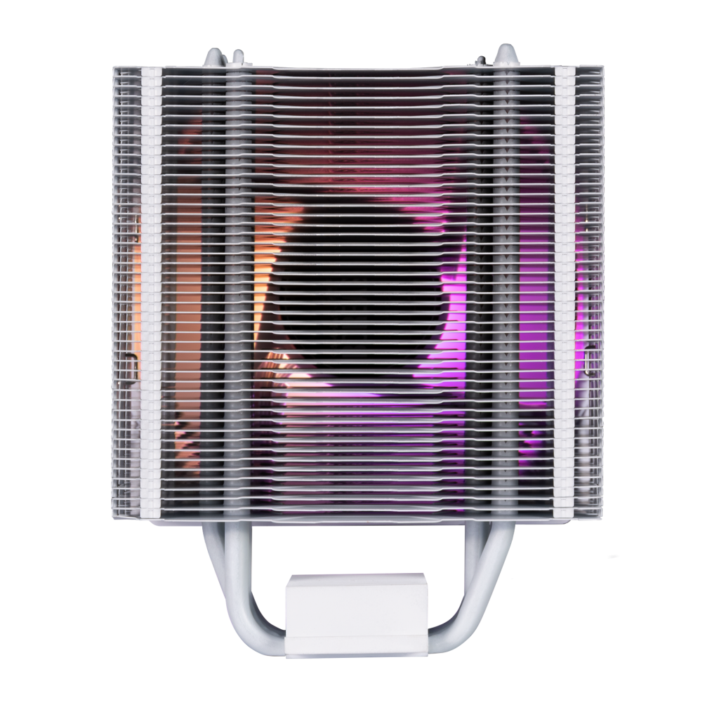 GAMDIAS BOREAS E1-410 WH, White Edition, 120mm, CPU Kule Tipi Hava Soğutma, Doğrudan Temas Teknolojisine Sahip 4 adet Gelişmiş Bakır Isı Borusu (AMD AM4-AM5 ve INTEL Tüm işlemciler ile uyumlu)