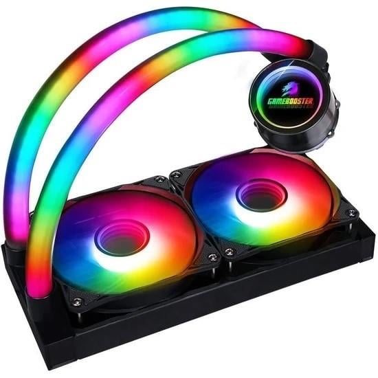 GAMEBOOSTER 240mm INFINITY 240BE ARGB Sıvı Soğutmalı AM5-1700p İşlemci Fanı