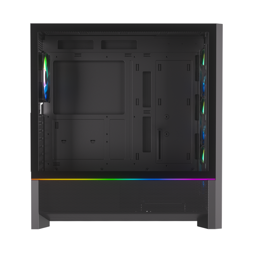 GAMEBOOSTER 750W 80+ BRONZE MYSTRAL JBST-GBJML03 4-ARGB Fanlı Gaming EATX PC Kasası