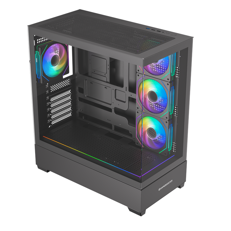 GAMEBOOSTER 750W 80+ BRONZE NYVRA PRIME JBST-GBJML01 4-ARGB Fanlı Gaming EATX PC Kasası