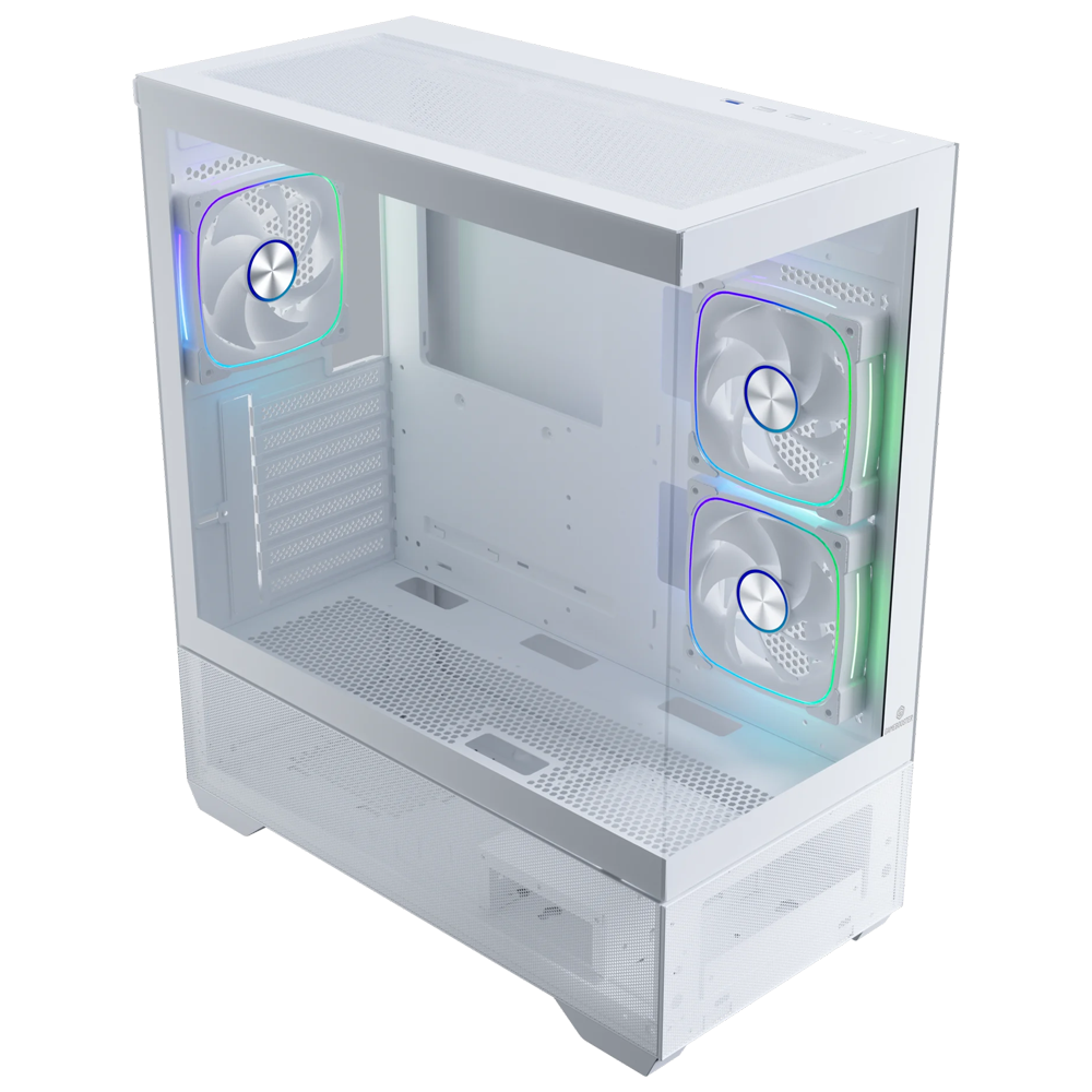 GAMEBOOSTER 750W+ BRONZE NYVRA ALPHA JBST-GBXMC04 3-ARGB Fanlı Gaming Mid-Tower PC Kasası Beyaz