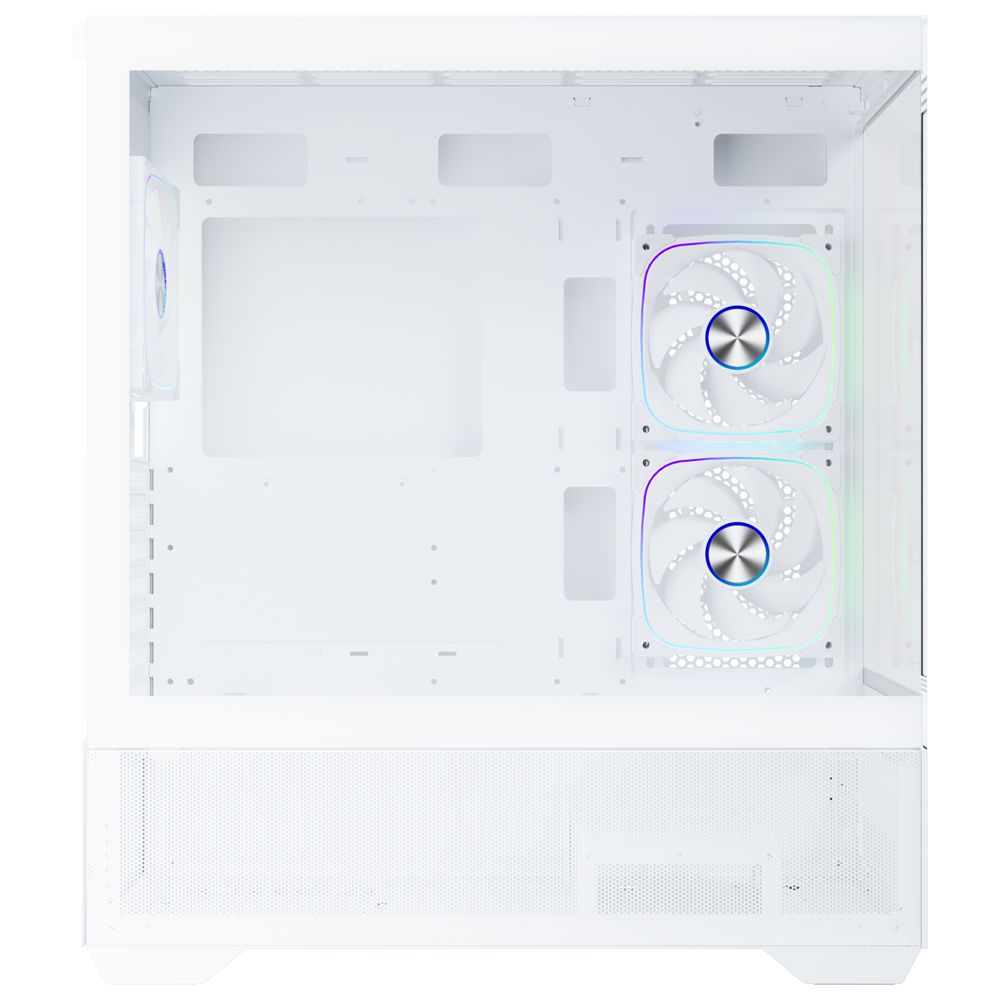 GAMEBOOSTER 750W+ BRONZE NYVRA ALPHA JBST-GBXMC04 3-ARGB Fanlı Gaming Mid-Tower PC Kasası Beyaz