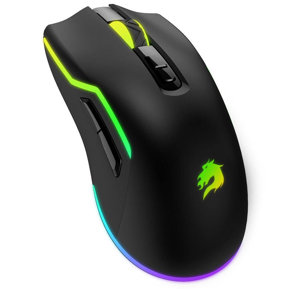 GAMEBOOSTER M18 Inferno 2.4ghz Kablosuz RGB Aydınlatmalı Siyah Profesyonel Gaming Mouse