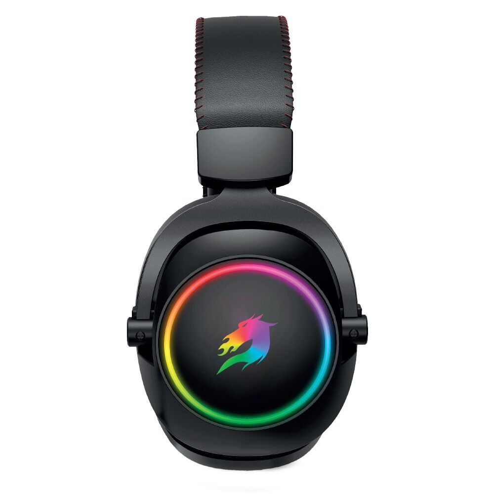 GAMEBOOSTER WBH44  RGB Wireless 2.4G+BT Siyah Oyuncu Kulaklığı