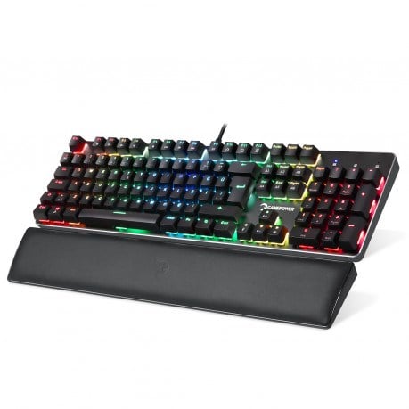 GamePower Ogre RGB Mavi Switch Kablolu Mekanik Oyuncu Klavyesi SiyahGamePowerKlavyeB04654