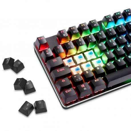 GamePower Ogre RGB Mavi Switch Kablolu Mekanik Oyuncu Klavyesi SiyahGamePowerKlavyeB04654