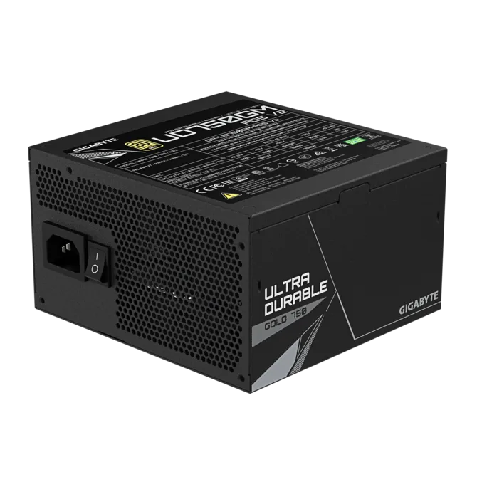 GIGABYTE 750w 80+Gold GP-UD750GM PG5 v2 Tam Modüler Power Supply