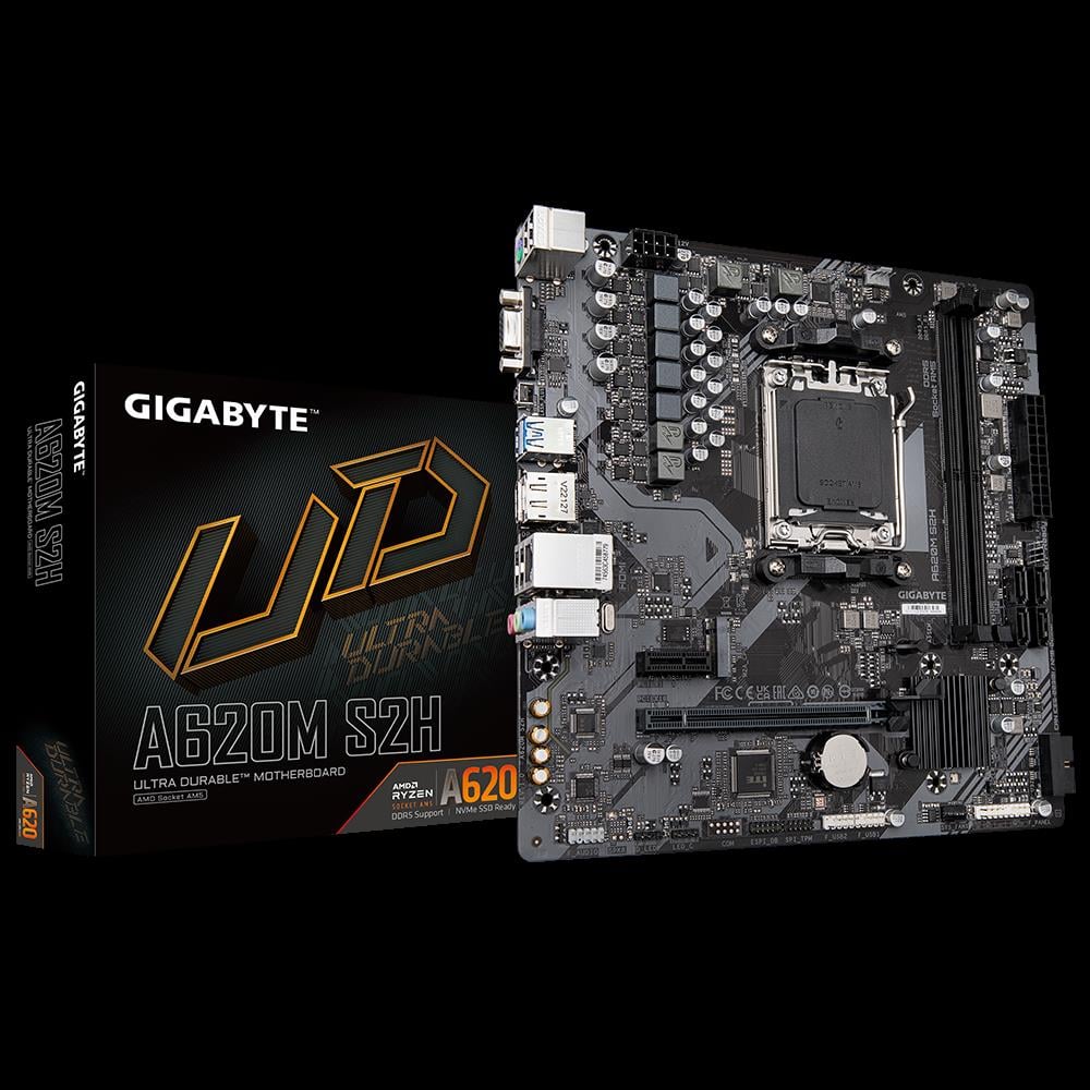 GIGABYTE A620M S2H 1.0 DDR5 MATX AM5 ANAKART