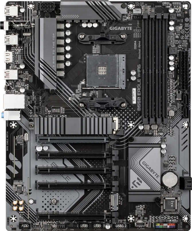 GIGABYTE B550 EAGLE WIFI6 DDR4 HDMI-DP PCIe 4.0 AM4 ATX