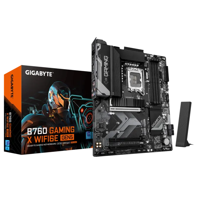 GIGABYTE B760 GAMING X WIFI6E GEN5 DDR5 HDMI-DP PCIE 4.0 1700p ATX
