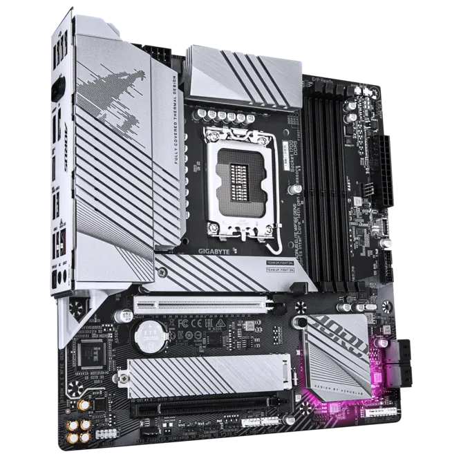 GIGABYTE B760M AORUS ELITE WIFI6E GEN5 DDR5 HDMI-DP TYPEC PCIE 4.0 1851p mATX