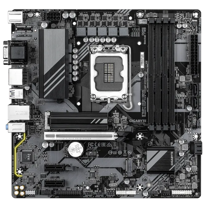 GIGABYTE B760M DS3H GEN5 DDR5 HDMI-DP TYPEC PCIE 4.0 1700p mATX