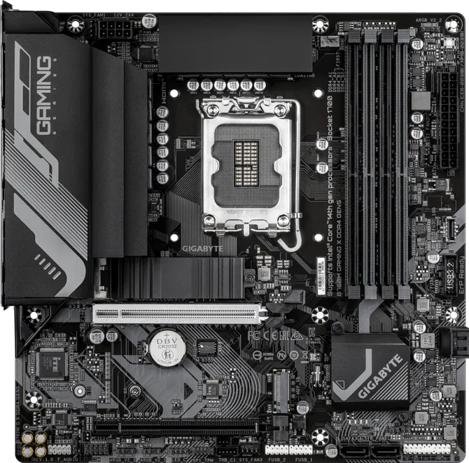GIGABYTE B760M GAMING X GEN5 DDR4 HDMI-DP PCIE 4.0 1700p mATX