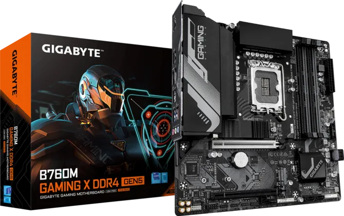 GIGABYTE B760M GAMING X GEN5 DDR4 HDMI-DP PCIE 4.0 1700p mATX
