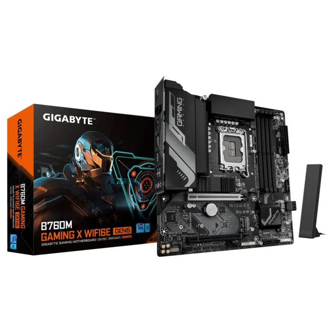 GIGABYTE B760M GAMING X WIFI6E GEN5 DDR5 HDMI-DP PCIE 4.0 1700p mATX