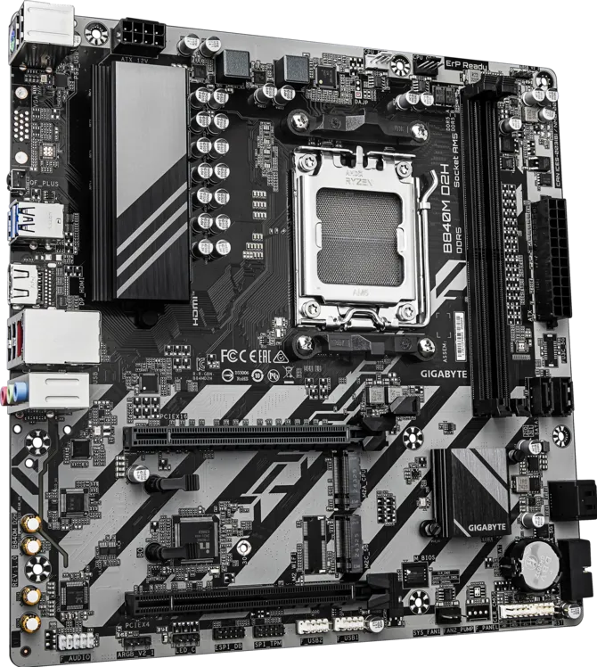 GIGABYTE B840M-D2H DDR5 HDMI-DP PCIE 5.0 AM5 mATX